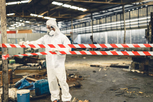 Professional Crime Scene Cleanup technician working in Haworth, NJ